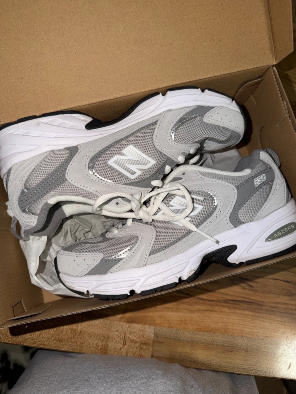 New Balance Grey Running Sneakers (530)